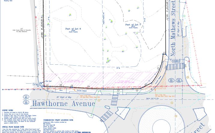 Pictures of Land property located at 1629 Hawthorne Ave SE, Smyrna, GA 30080 for sales - image #1