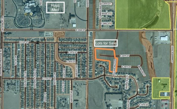 Pictures of Land property located at 0 Rolling Hills Drive, Hays, KS 67601 for sales - image #1