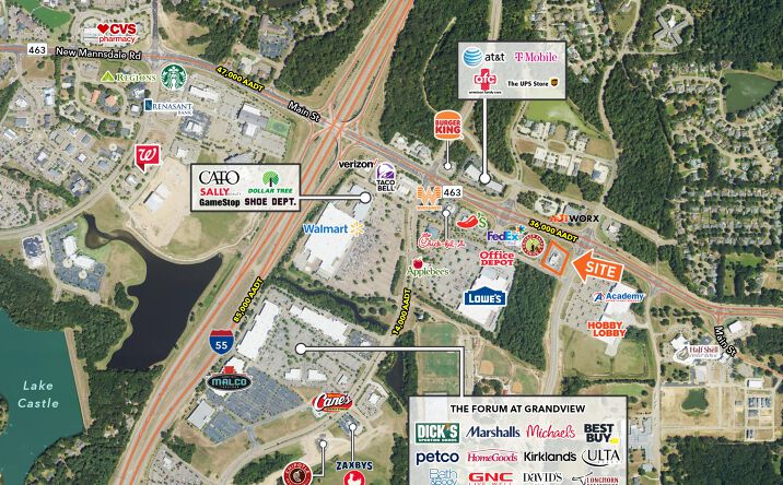Pictures of Retail property located at 1935 Main St, Madison, MS 39110 for sales - image #1