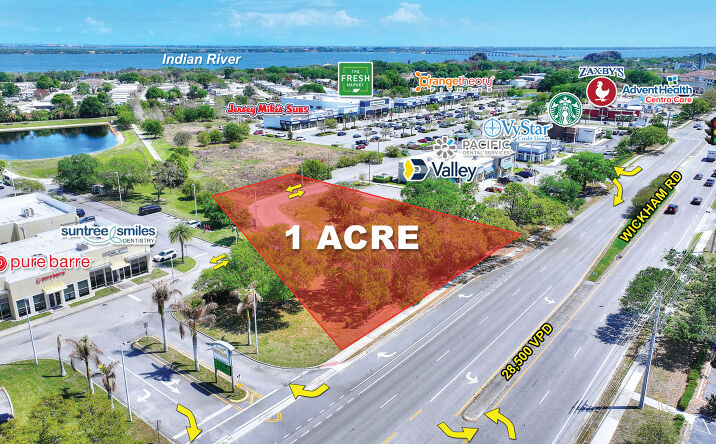 Pictures of Land, Office, Retail property located at 6455 N Wickham Rd, Melbourne, FL 32940 for sales - image #1