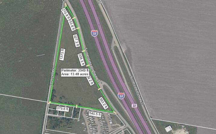 Pictures of Land property located at I-37 Frontage Rd, Odem, TX 78370 for sales - image #1