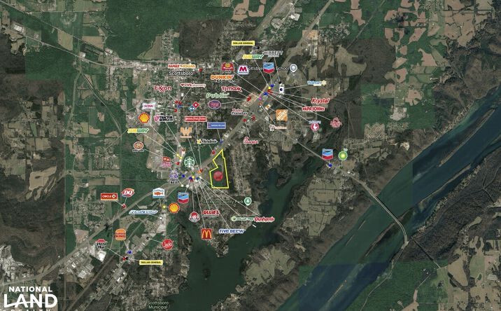 Pictures of Land property located at 0 John T Reid Parkway, Scottsboro, AL 35769 for sales - image #1