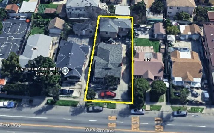 Pictures of Land, Multifamily property located at 4300 S Western Ave, Los Angeles, CA 90062 for sales - image #1