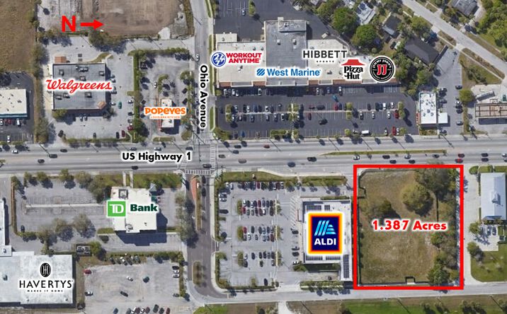 Pictures of Land property located at 1300 S US Highway 1, Fort Pierce, FL 34950 for sales - image #1