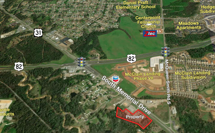 Pictures of Land property located at S Memorial Dr, Prattville, AL 36067 for sales - image #1