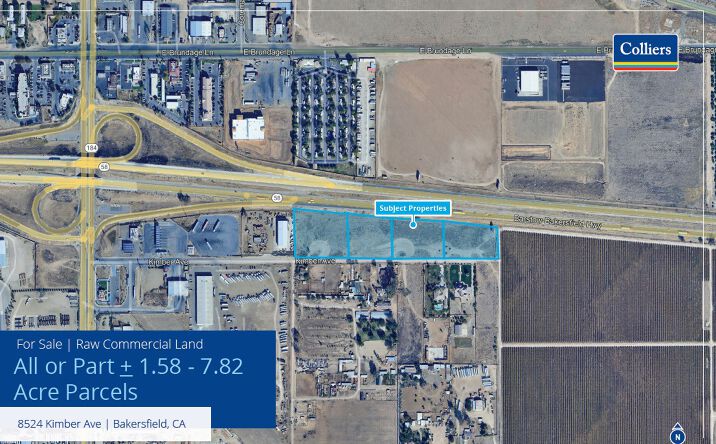 Pictures of Land property located at 8524 Kimber Ave, Bakersfield, CA 93307 for sales - image #1