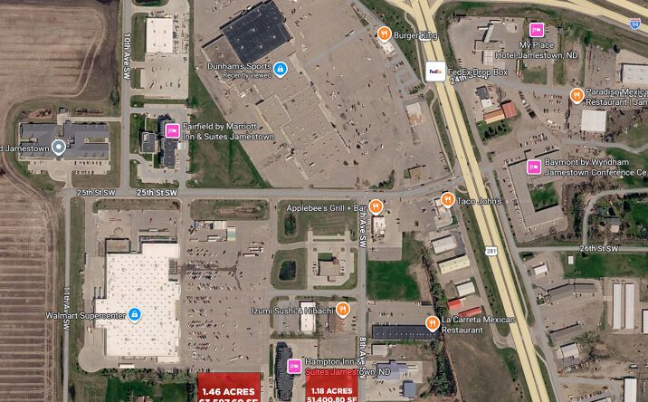 Pictures of Land property located at 8th Ave SW, Jamestown, ND 58401 for sales - image #1