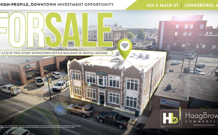 Pictures of Office property located at 624 S Main St, Jonesboro, AR 72401 for sales - image #1