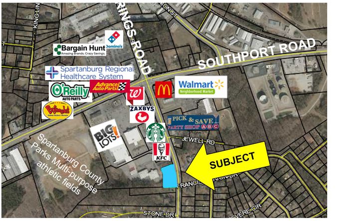 Pictures of Office, Retail property located at 254 Cedar Springs Rd, Spartanburg, SC 29302 for sales - image #1
