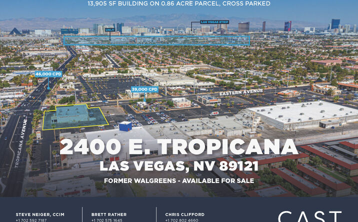 Pictures of Retail property located at 2400 E Tropicana Ave, Las Vegas, NV 89121 for sales - image #1