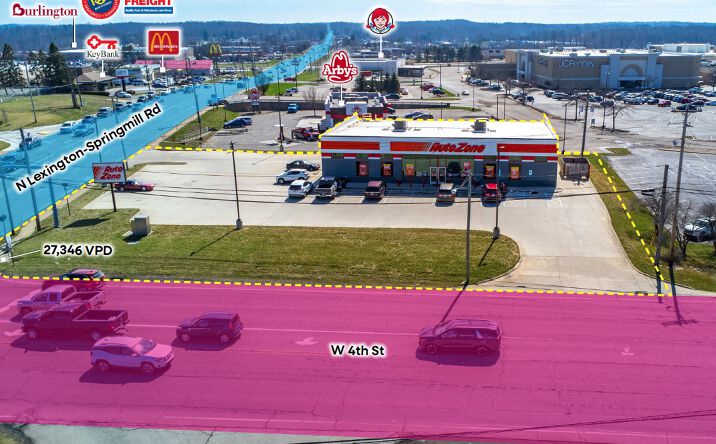 Pictures of Retail property located at 701 N Lexington-Springmill Rd, Mansfield, OH 44906 for sales - image #1