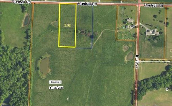 Pictures of Land property located at Lot 2 Cantrell Road, Linwood, KS 66052 for sales - image #1
