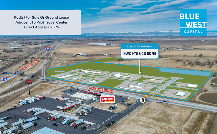 Pictures of Land property located at NWC of I-76 & CO Rd 49, Hudson, CO 80642 for sales - image #1