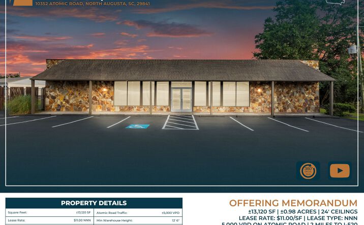 Pictures of Industrial property located at 10352 Atomic Rd, North Augusta, SC 29841 for sales - image #1
