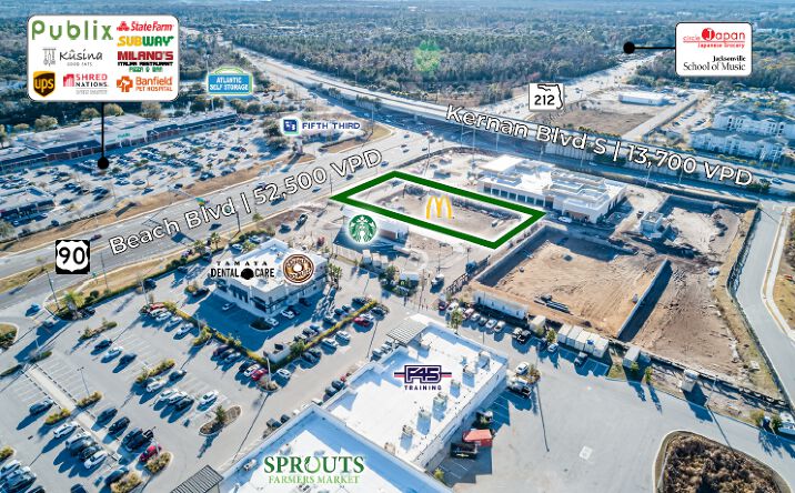 Pictures of Retail property located at 12635 Beach Blvd, Jacksonville, FL 32246 for sales - image #1