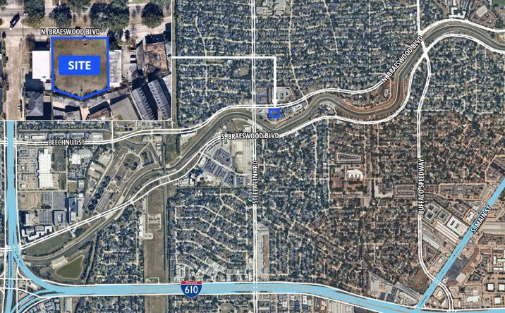 Pictures of Land property located at 3839 N Braeswood Boulevard, Houston, TX 77025 for sales - image #1