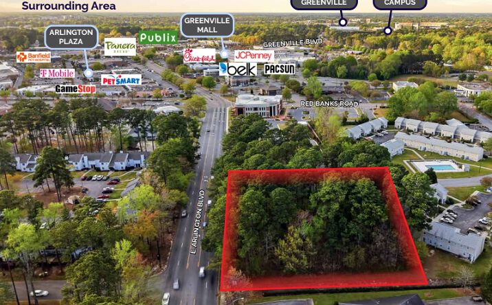 Pictures of Land property located at 901 E Arlington Blvd, Greenville, NC 27858, E Arlington Blvd, Greenville, NC 27858 for sales - image #1