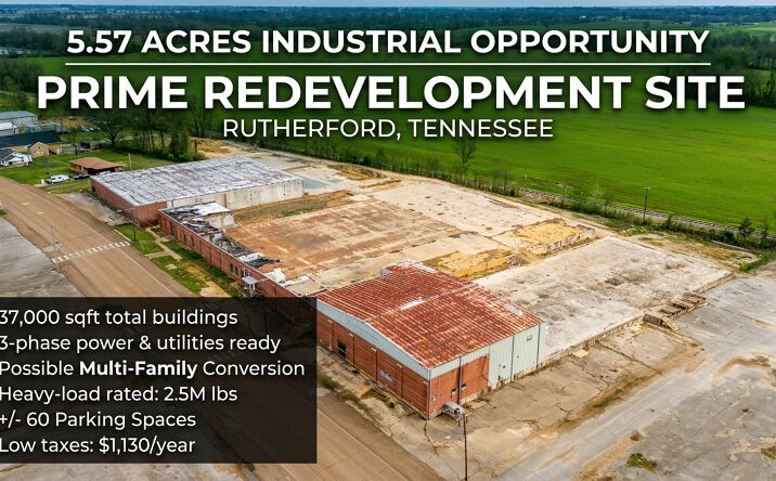 Pictures of Industrial, Land, Mixed Use property located at 302 N Trenton St, Rutherford, TN 38369 for sales - image #1