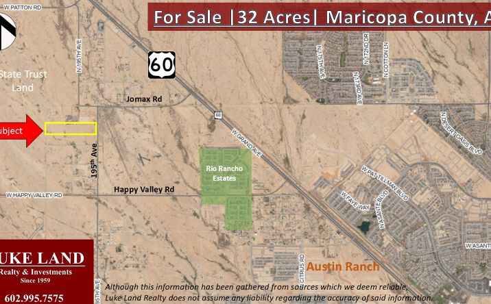 Pictures of Industrial, Land, Self Storage property located at 19336 W Jomax Rd, Wittmann, AZ 85361 for sales - image #1
