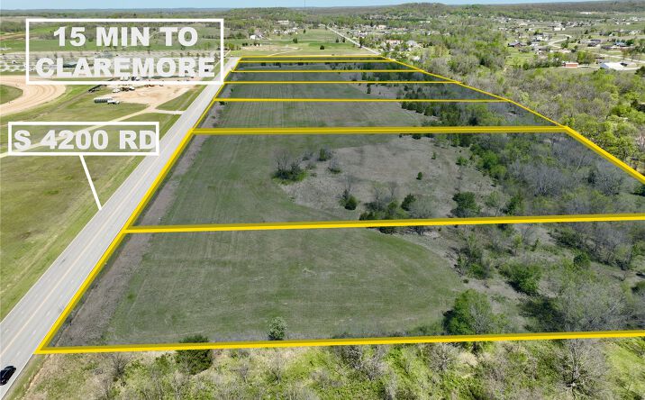 Pictures of Land property located at 7 S 4200 Road, Claremore, OK 74019 for sales - image #1