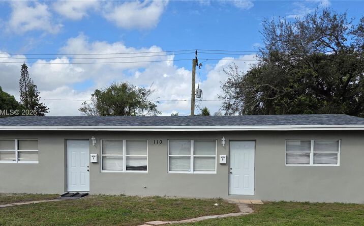 Pictures of Multifamily property located at 110 NW 32nd Ave, Lauderhill, FL 33311 for sales - image #1