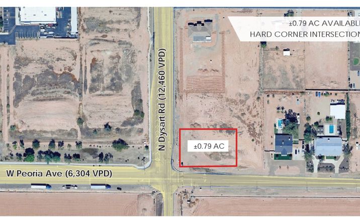 Pictures of Land property located at NEC Dysart Rd & Peoria Ave, El Mirage, AZ 85335 for sales - image #1