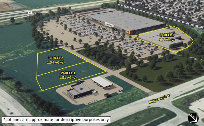 Pictures of Land property located at U.S. Highway 20 & Highway 58, Cedar Falls, IA 50613 for sales - image #1