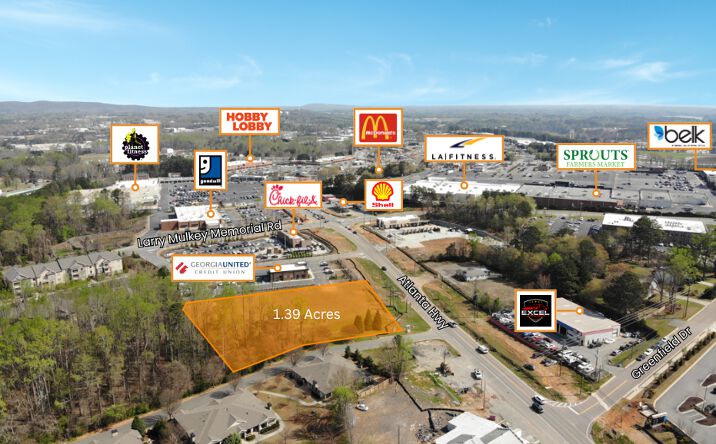 Pictures of Land property located at 725 Atlanta Hwy, Cumming, GA 30040 for sales - image #1