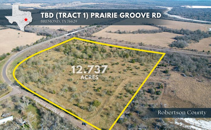 Pictures of Land property located at 001 Prairie Groove Road, Bremond, TX 76629 for sales - image #1