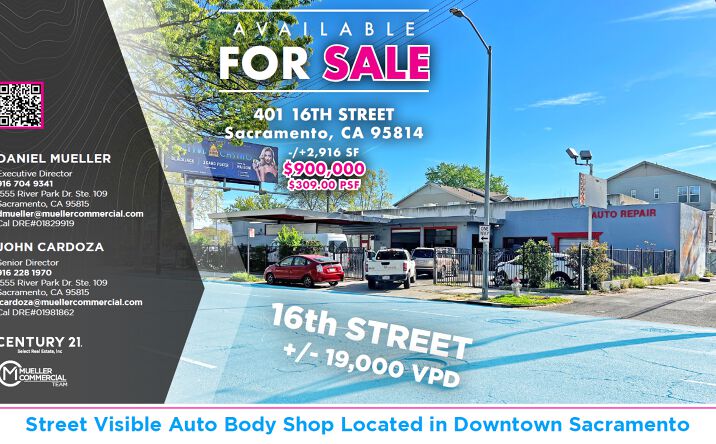 Pictures of Retail property located at 401 16th St, Sacramento, CA 95814 for sales - image #1