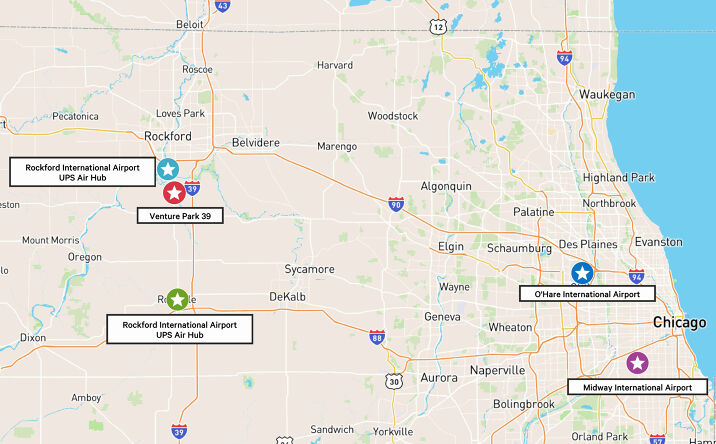 Pictures of Industrial, Land property located at NWC of 251 and E. Edson Road, Rockford, IL 61020 for sales - image #1