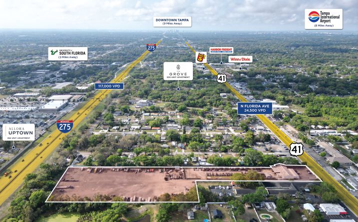 Pictures of Land property located at 14525 N Florida Ave, Tampa, FL 33613 for sales - image #1