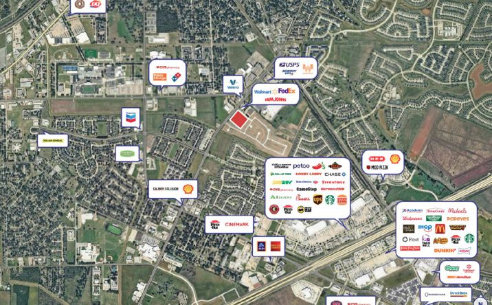 Pictures of Land, Mixed Use, Office, Retail, Self Storage property located at FM 2218 Rd, Richmond, TX 77469 for sales - image #1