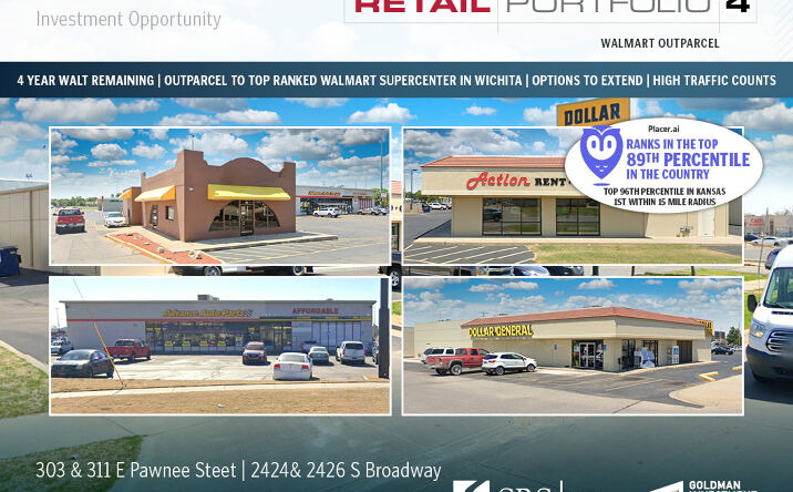 Pictures of Retail property located at 303 East Pawnee Street, Wichita, KS 67211, 2424 South Broadway, Wichita, KS 67216 for sales - image #1