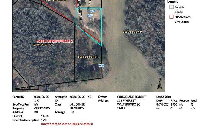Pictures of Land, Mixed Use, Mobile Home Park, Multifamily property located at 379 Crestview Dr, Bamberg, SC 29003 for sales - image #1