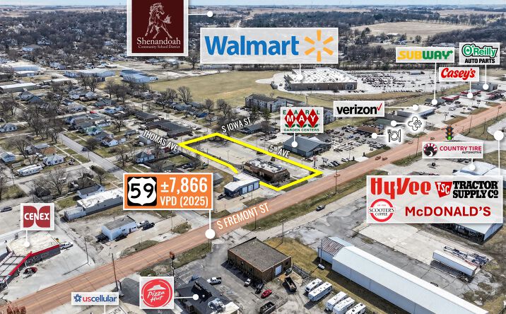 Pictures of Retail property located at 225 S Fremont St, Shenandoah, IA 51601 for sales - image #1