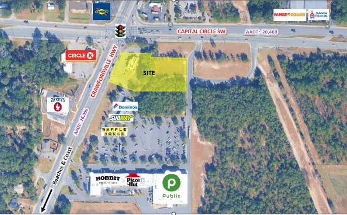 Pictures of Land property located at 5016 Capital Cir SW, Tallahassee, FL 32305 for sales - image #1