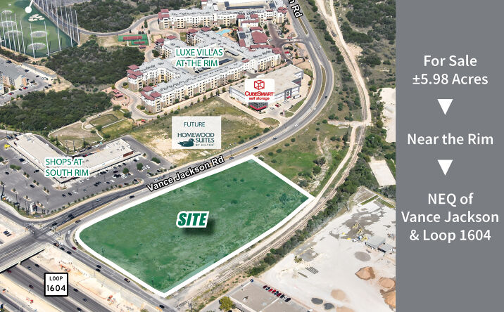 Pictures of Land property located at NEQ of Vance Jackson & Loop 1604, San Antonio, TX 78249 for sales - image #1