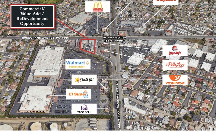 Pictures of Retail property located at 8860 Rosecrans Ave, Downey, CA 90242 for sales - image #1