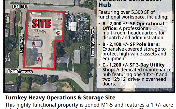 Pictures of Industrial property located at 6500 E 35th Terrace, Kansas City, MO 64129 for sales - image #1