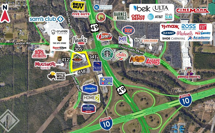 Pictures of Retail property located at 15520 Daniel Blvd, Gulfport, MS 39503 for sales - image #1