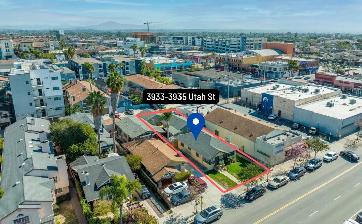 Pictures of Multifamily property located at 3933-3935 Utah, San Diego, CA 92104 for sales - image #1