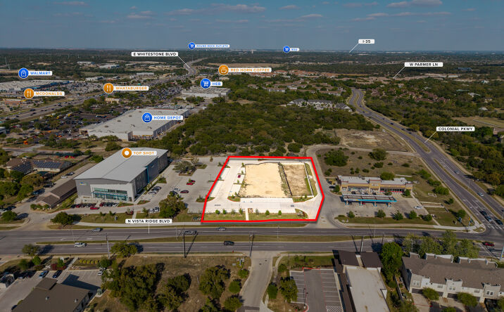 Pictures of Retail, Mixed Use, Land property located at 820 N Vista Ridge Blvd, Cedar Park, TX 78613 for sales - image #1