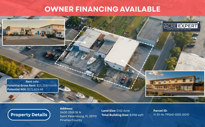 Pictures of Mixed Use, Multifamily, Office property located at 2400 25th St N, St. Petersburg, FL 33713 for sales - image #1