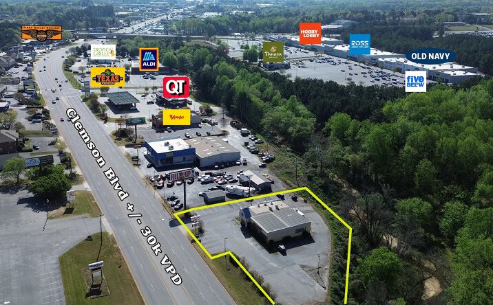 Pictures of Retail property located at 4141 Clemson Blvd, Anderson, SC 29621 for sales - image #1