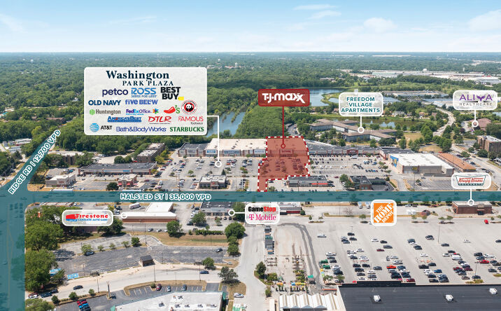 Pictures of Retail property located at 17900 Halsted St, Homewood, IL 60430 for sales - image #1