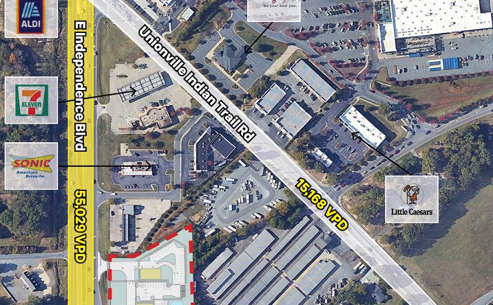 Pictures of Retail, Land property located at 14321 W Hwy 74, Indian Trail, NC 28079 for sales - image #1