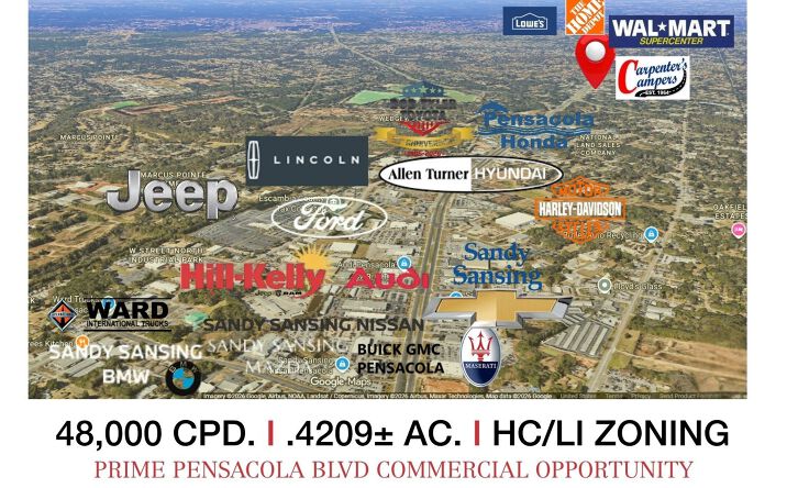 Pictures of Land, Office, Retail property located at 8441 Pensacola Blvd, Pensacola, FL 32534 for sales - image #1