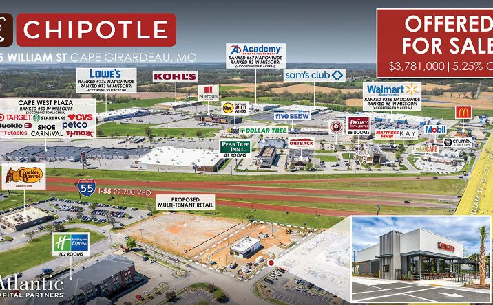 Pictures of Retail property located at 3265 William St, Cape Girardeau, MO 63703 for sales - image #1