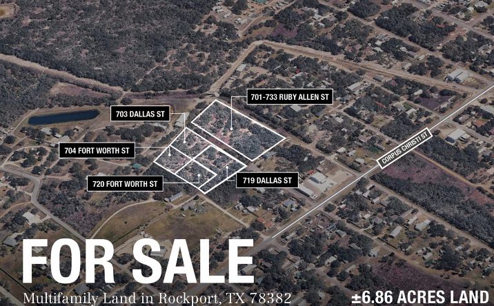 Pictures of Land, Multifamily property located at 701 Ruby Allen St, Rockport, TX 78382 for sales - image #1